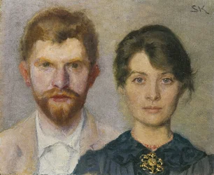 Retrato doble de Marie y P. S. Krøyer